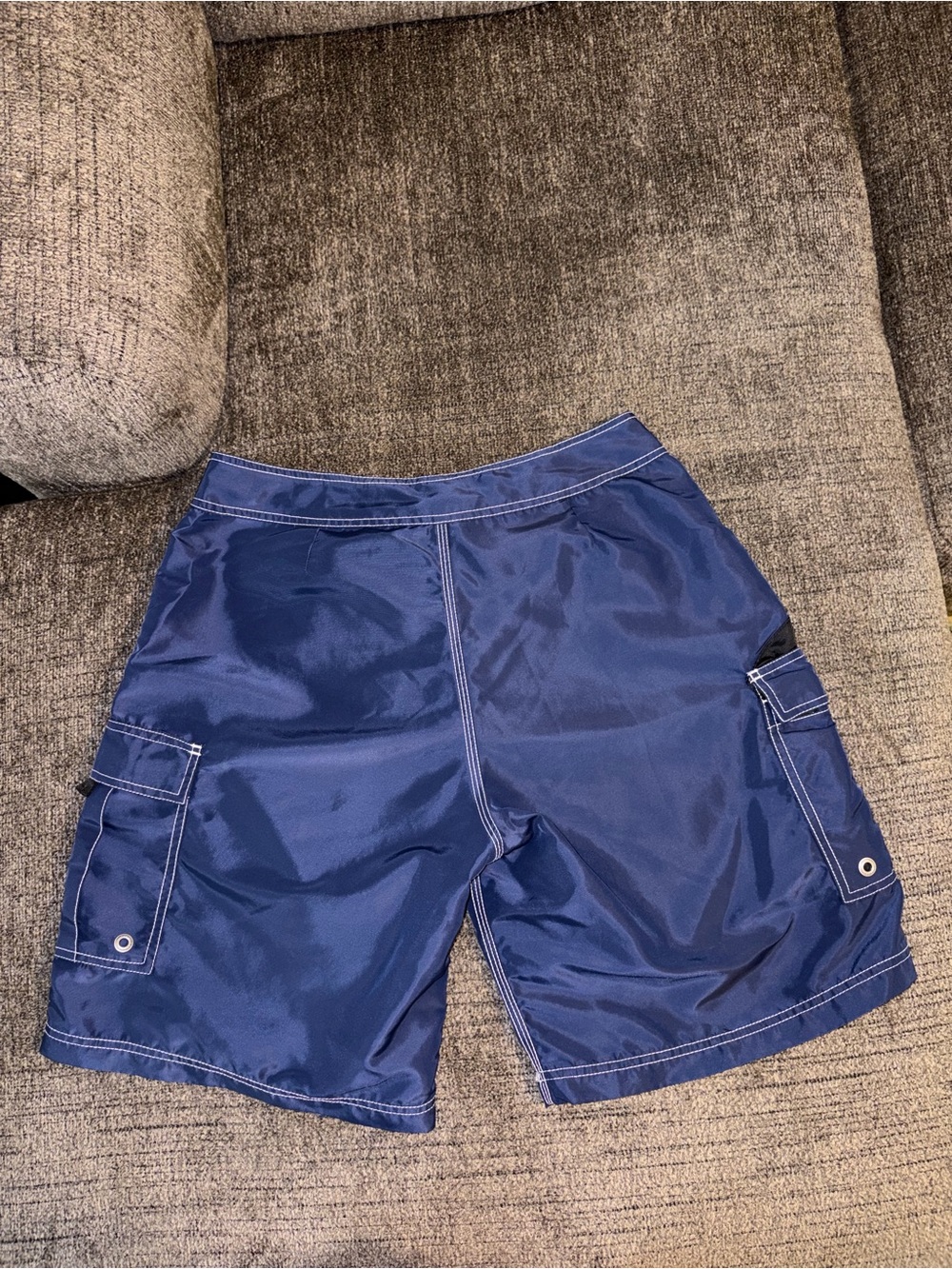 Navy Blue Black Fin Pelagic Swim Shorts Size 30 - Picture 2 of 11